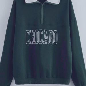 Chicago Graphic Half-Zip Sweatshirt